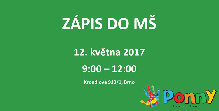 Zápis do MŠ